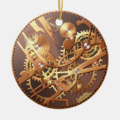 steampunkhorlogeversnellers keramisch ornament (Voorkant)