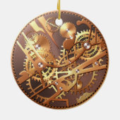 steampunkhorlogeversnellers keramisch ornament (Achterkant)
