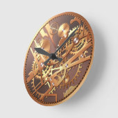 steampunkhorlogeversnellers ronde klok (Hoek)