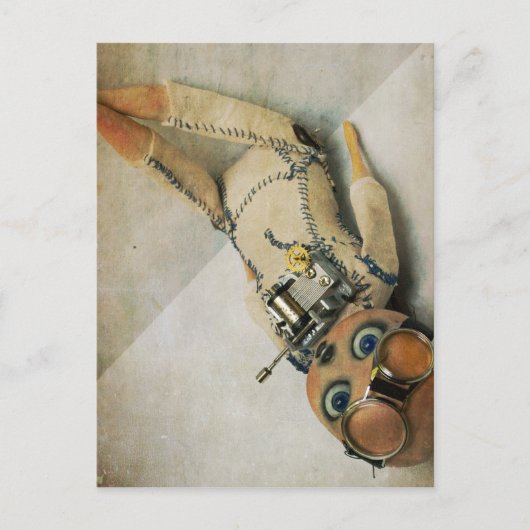 steampunkkaarten briefkaart (Voorkant)