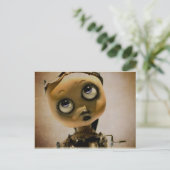 steampunkkaarten briefkaart (Staand voorkant)