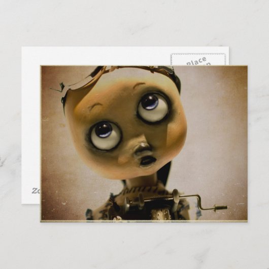 steampunkkaarten briefkaart (Voorkant / Achterkant)