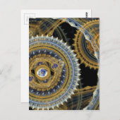 Steampunkmachine Briefkaart (Voorkant / Achterkant)