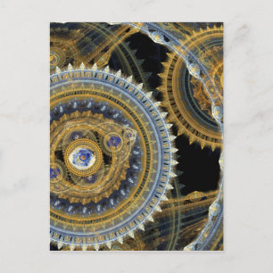 Steampunkmachine Briefkaart