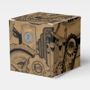 Steampunkmachines (Brassy) Bedankdoosjes