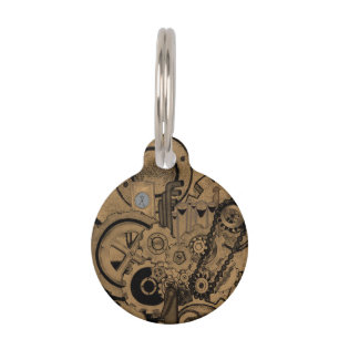 Steampunkmachines (Brassy) Huisdierpenning