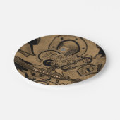 Steampunkmachines (Brassy) Papieren Bordje (Gekanteld)