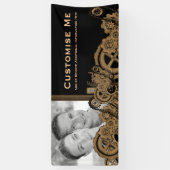 Steampunkmachines (Brassy) Spandoek (Verticaal)