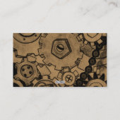 Steampunkmachines (Brassy) Visitekaartje (Achterkant)