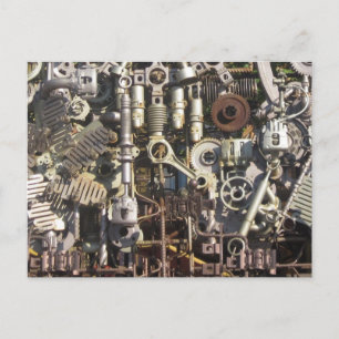 Steampunkmachines Briefkaart