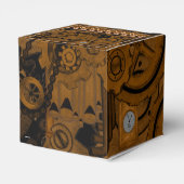Steampunkmachines (koper) bedankdoosjes (Achterkant)