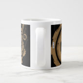 Steampunkmachines (koper) grote koffiekop (Achterkant)