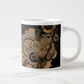 Steampunkmachines (koper) grote koffiekop (Rechts)