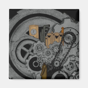 Steampunkmachines Magneet