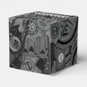 Steampunkmachines (monochrome) bedankdoosjes (Achterkant)