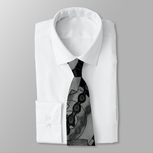 Steampunkmachines (monochrome) stropdas (Gebonden)