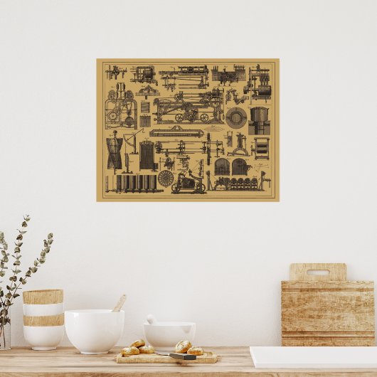  steampunkmachines poster (Keuken)