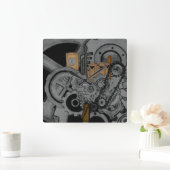 Steampunkmachines Vierkante Klok (Huis)