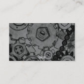 Steampunkmachines Visitekaartje (Achterkant)