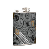 Steampunkmachines (volledige kleur) heupfles (Rechts)