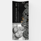 Steampunkmachines (volledige kleur) spandoek (Verticaal)