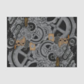 Steampunkmachines (volledige kleur) tissuepapier (Voorkant)