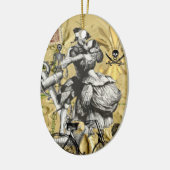  steampunkpiraat keramisch ornament (Links)