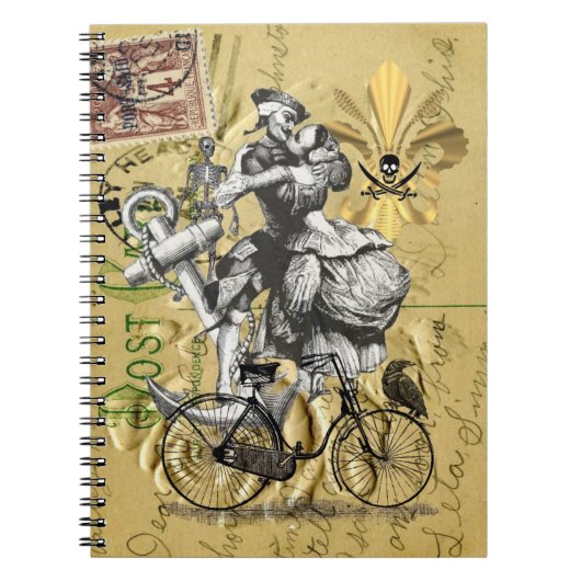  steampunkpiraat notitieboek (Voorkant)