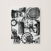 steampunkpuzzel legpuzzel (Verticaal)