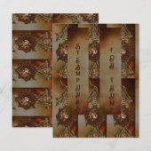 STEAMPUNKS VOOR TRUMP BRIEFKAART (Voorkant / Achterkant)