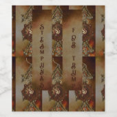 STEAMPUNKS VOOR TRUMP WIJN ETIKET (Enkel label)