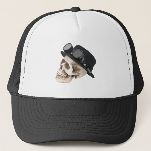 SteamPunkSkull073109 Trucker Pet (Voorkant)