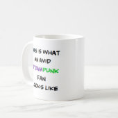 steampunkventilator, felle mok van koffie (Voorkant links)