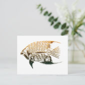 Steampunkvis briefkaarten (Staand voorkant)