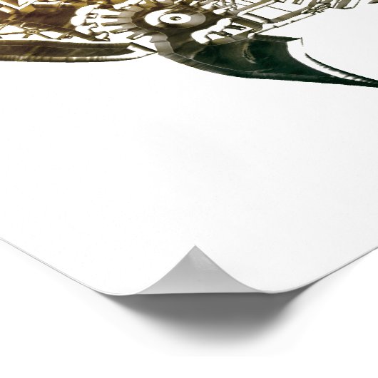 Steampunkvis posters (Hoek)