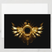 Steampunkvleugels Aankondiging (Voorkant / Achterkant)