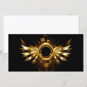 Steampunkvleugels Aankondiging (Voorkant / Achterkant)