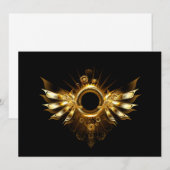 Steampunkvleugels Aankondiging (Voorkant / Achterkant)