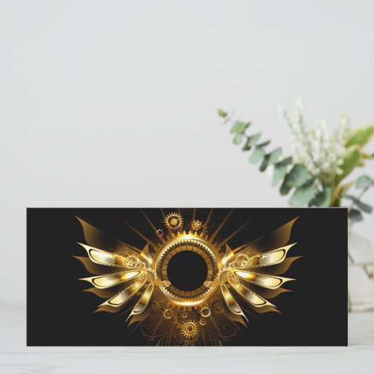 Steampunkvleugels Aankondiging (Staand voorkant)