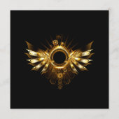 Steampunkvleugels Advieskaart (Voorkant)