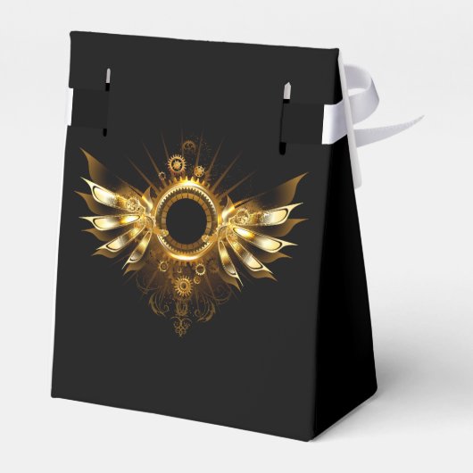 Steampunkvleugels Bedankdoosjes (Achterkant)