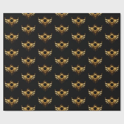 Steampunkvleugels Cadeaupapier (Vlak)