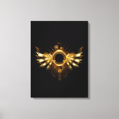 Steampunkvleugels Canvas Afdruk (Voorkant)