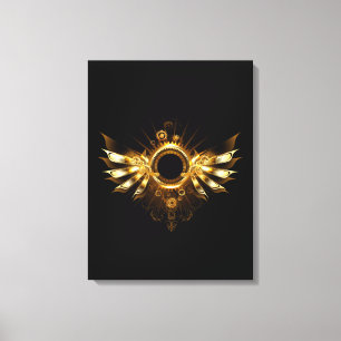 Steampunkvleugels Canvas Afdruk