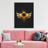 Steampunkvleugels Canvas Afdruk (Insitu (Woonkamer))