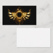 Steampunkvleugels Contactkaartje (Voorkant / Achterkant)