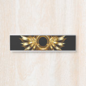 Steampunkvleugels Deurbordje (Voorkant)