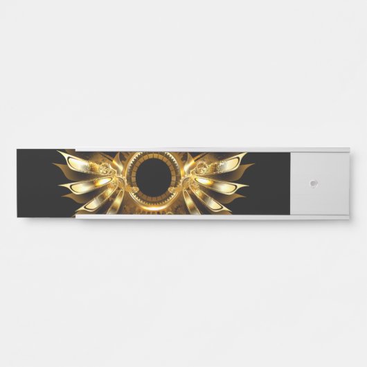 Steampunkvleugels Deurbordje (Voorkant)