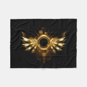 Steampunkvleugels Fleece Deken (Voorkant (Horizontaal))