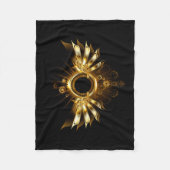 Steampunkvleugels Fleece Deken (Voorkant)